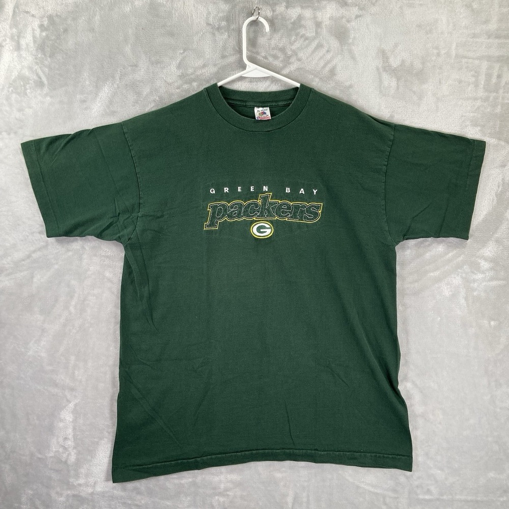 Vintage NFL Green Bay Packers T-Shirt men's XL Fruit Of The Loom Single Stitch